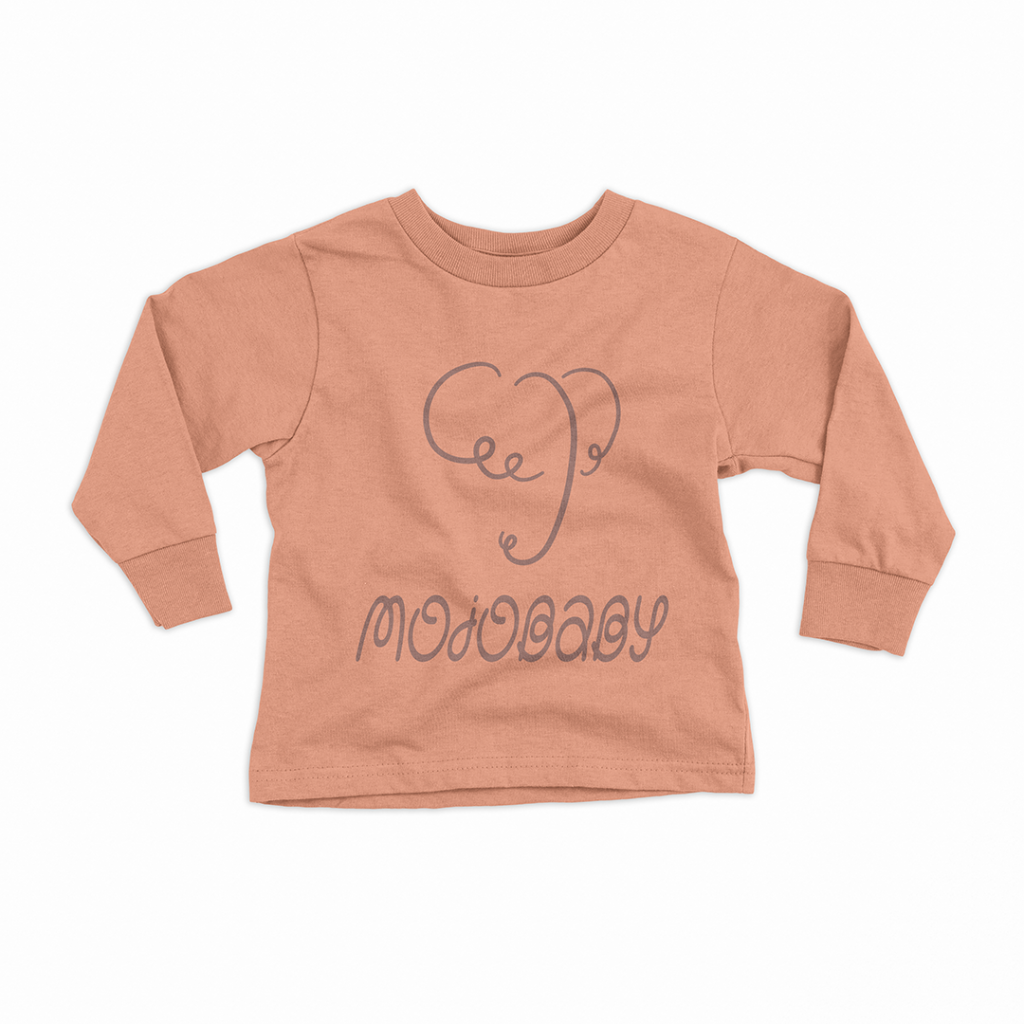 Logo Design by Kateryna Podolska for 'MoJoBaby' baby clothing online store, logo, logotype, brand, identity, design, creative, sign, icon, create, baby, clothing, clothes, store, online, sale, website, style, children